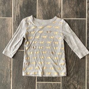 Girls horse J Crew top